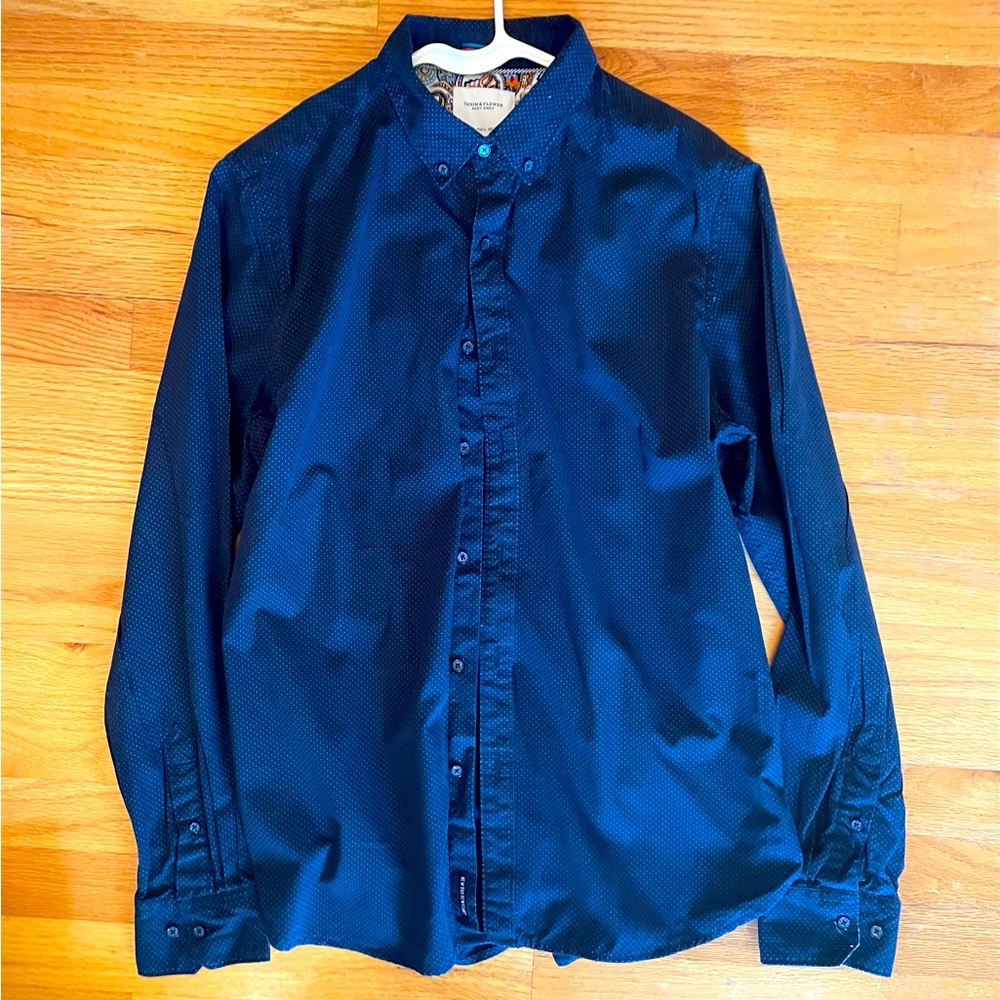 Denim & Flower Shirt